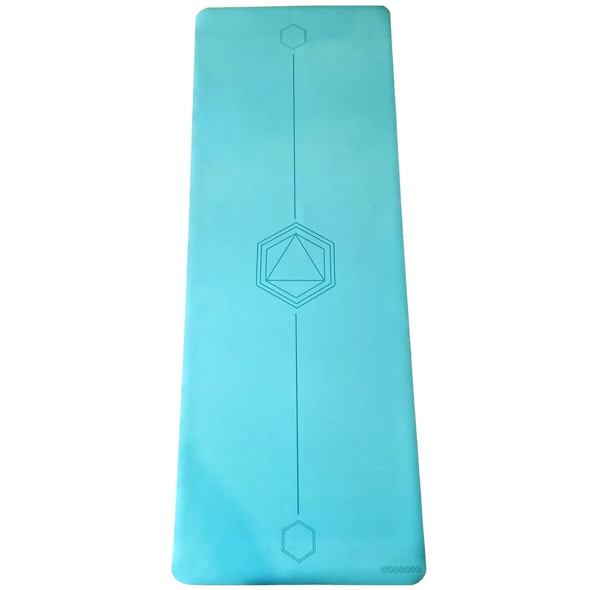 GENERICO - Mat PU Aqua 4mm Geometría Sagrada Yogafly