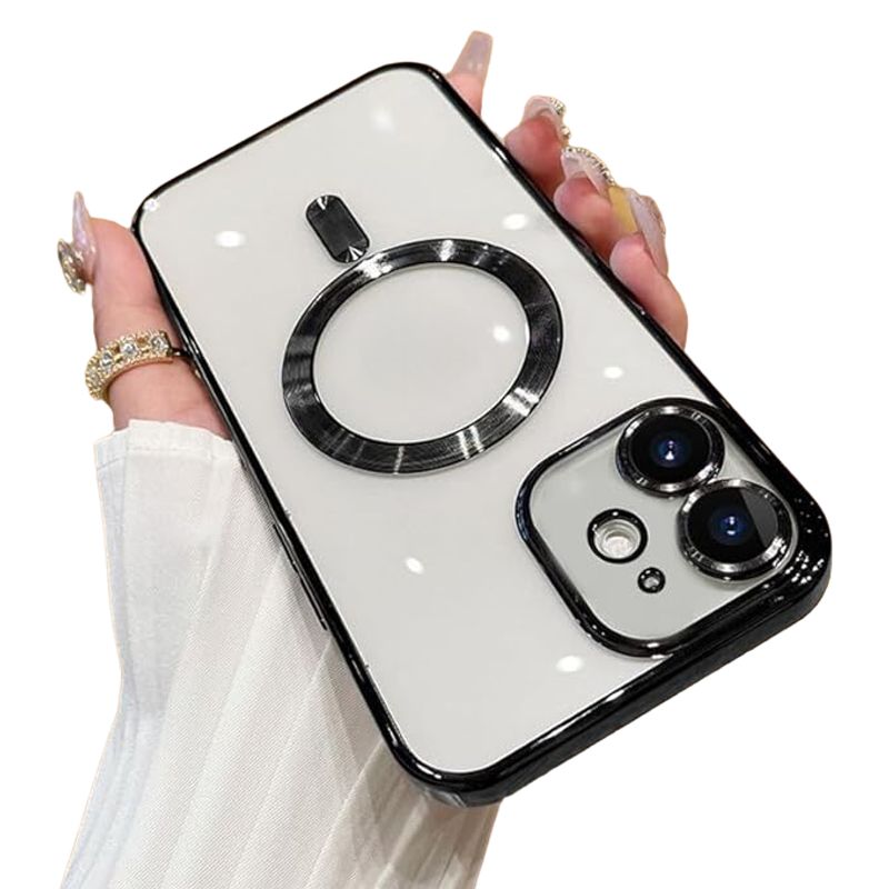 GENERICO - Carcasa Magsafe para iPhone 12 Negro