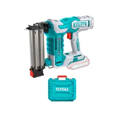 TOTAL TOOLS - Clavadora 20v Brushless + 1000 Clavos + 2 Accesorios TOTAL