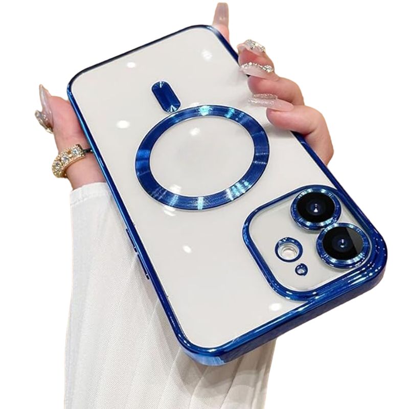 GENERICO - Carcasa Magsafe para iPhone 12 Azul