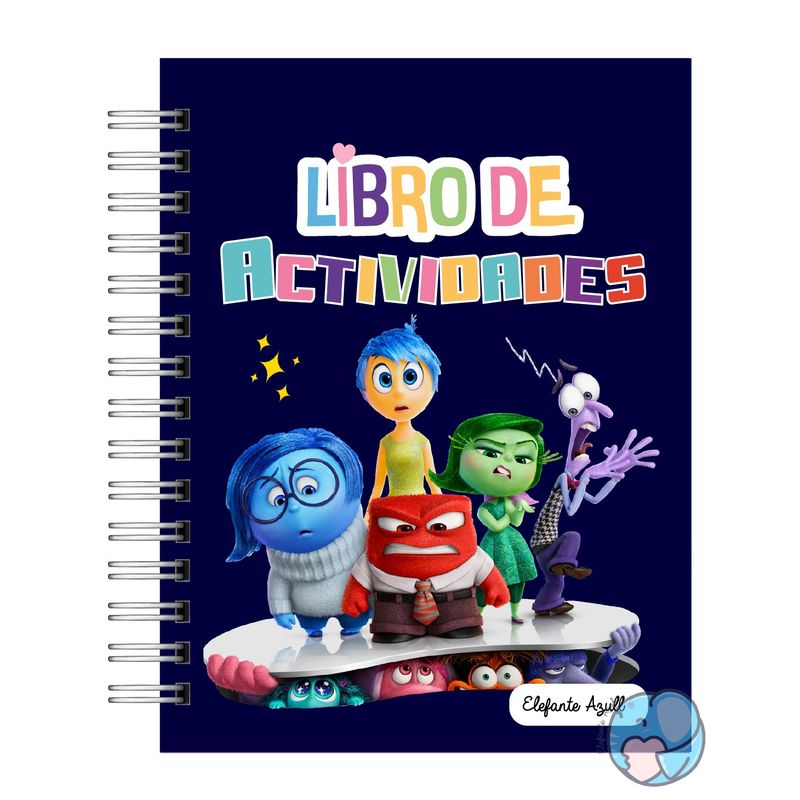 ELEFANTE AZULL - Libro de Actividades Infantil Inside Out Intensamente