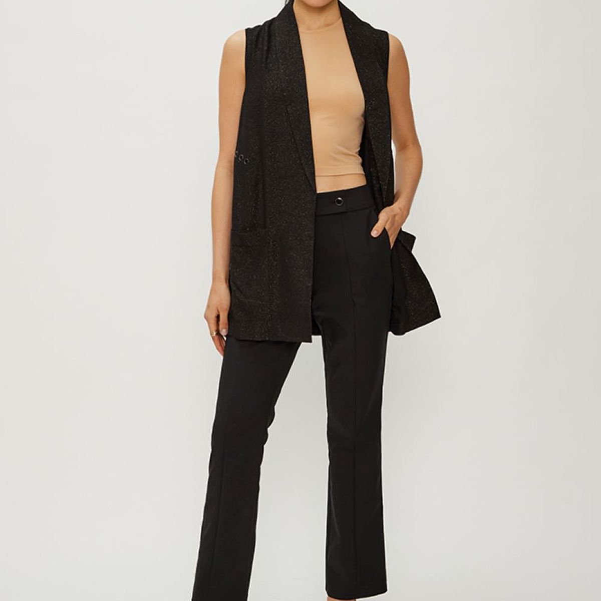 IO - Blazer Liso Negro iO