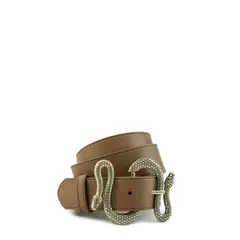 AMPHORA - Cinturon serpent taupe