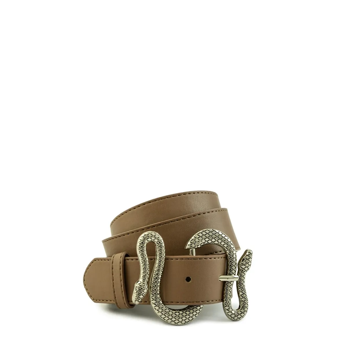 AMPHORA - Cinturon serpent taupe