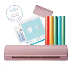 SILHOUETTE - KIT INICIO CAMEO 5 ROSADA + CURSO STUDIO