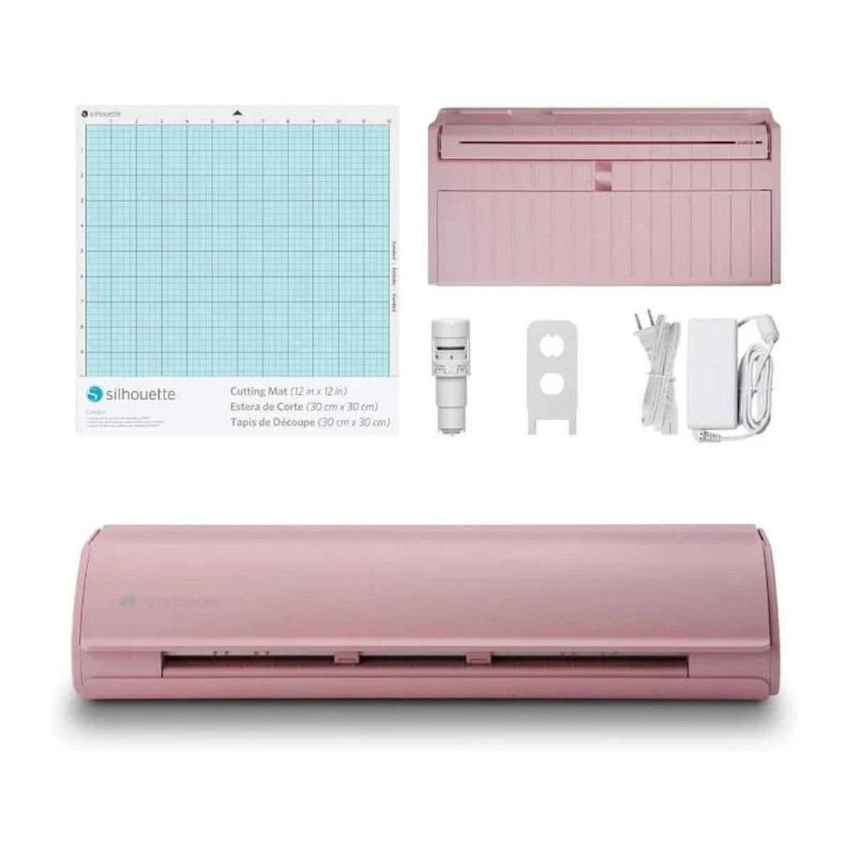 SILHOUETTE - KIT INICIO CAMEO 5 ROSADA + CURSO SILHOUETTE STUDIO