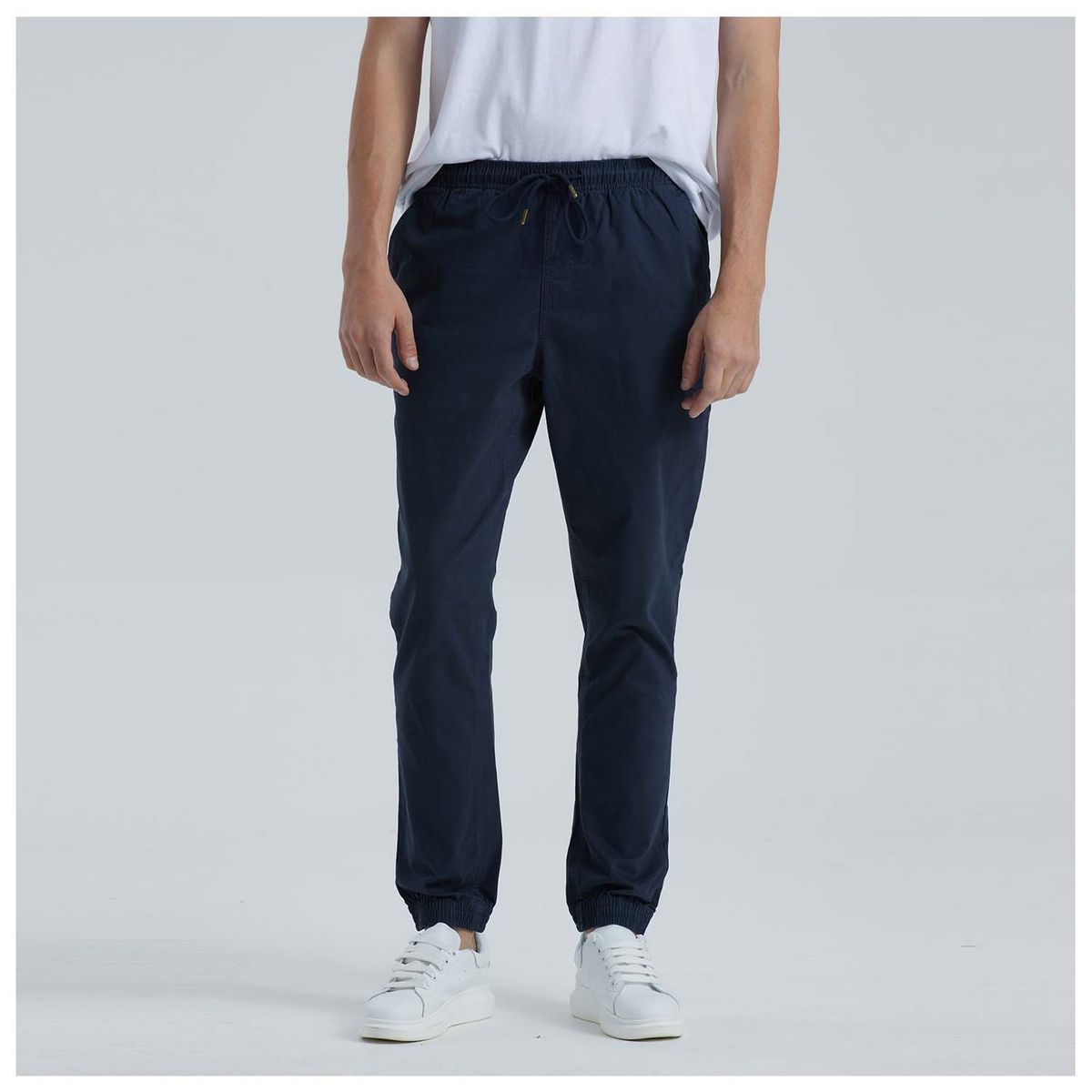 FASHION'S PARK - Pantalón Hombre Jogger Twill Azul Fashion's Park