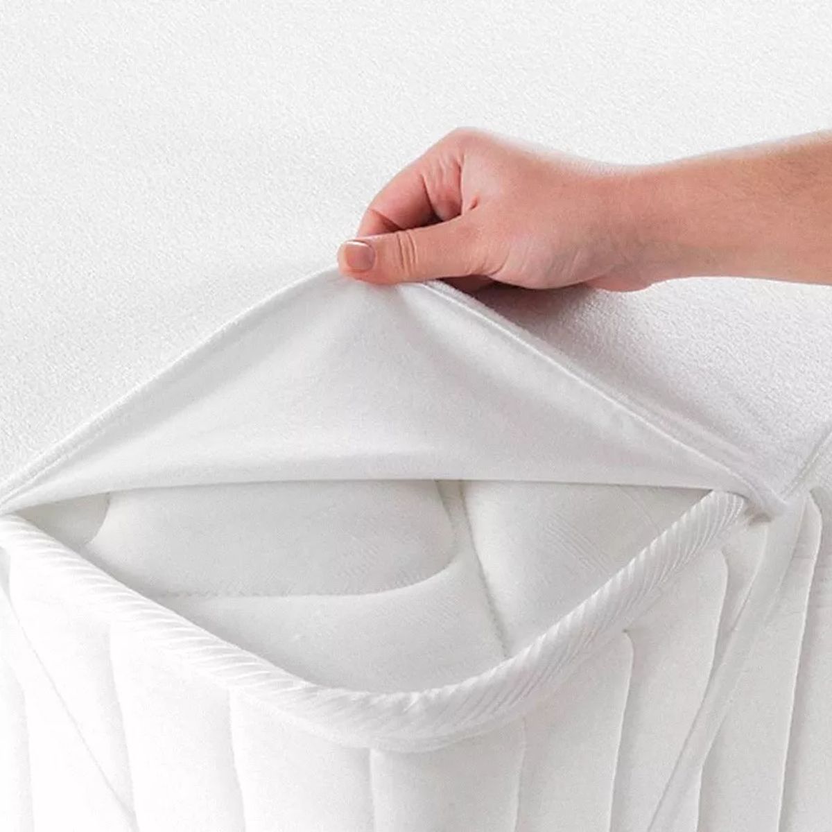 TOPMEDIC - Cubre Colchón Toalla PVC Impermeable de 2 Plazas con Elasticos Ideal Para Adultos Mayores TOPMEDIC