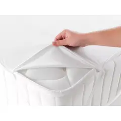 TOPMEDIC - Cubre Colchón Impermeable Toalla 2 Plazas con Elásticos