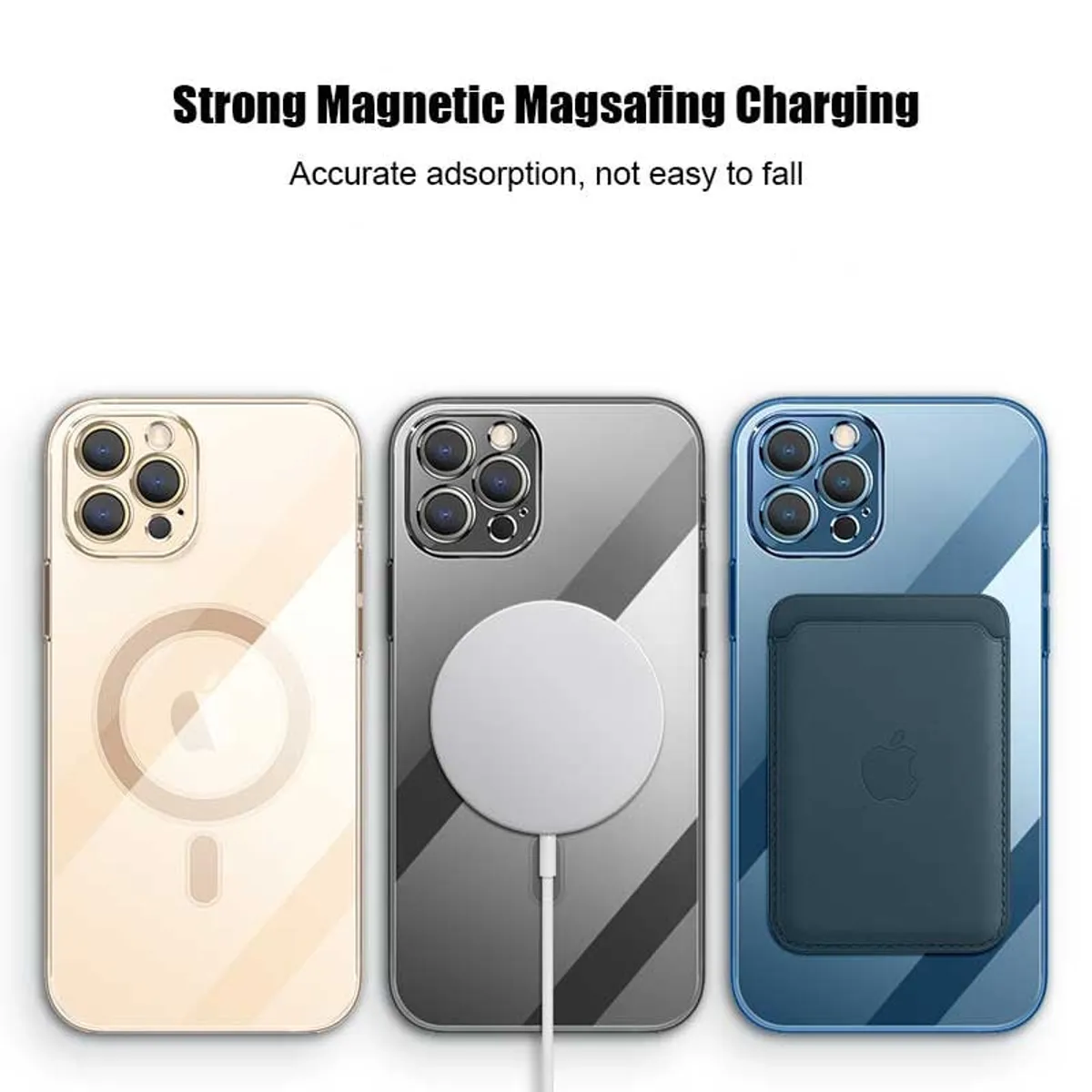 GENERICO - Carcasa Magsafe para iPhone 11 Pro Max Azul