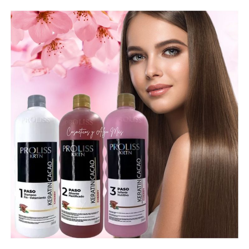PROLISS - KIT 3 PASOS ALISADO PROFESIONAL PROLISS EFECTO PLASTIFICADO