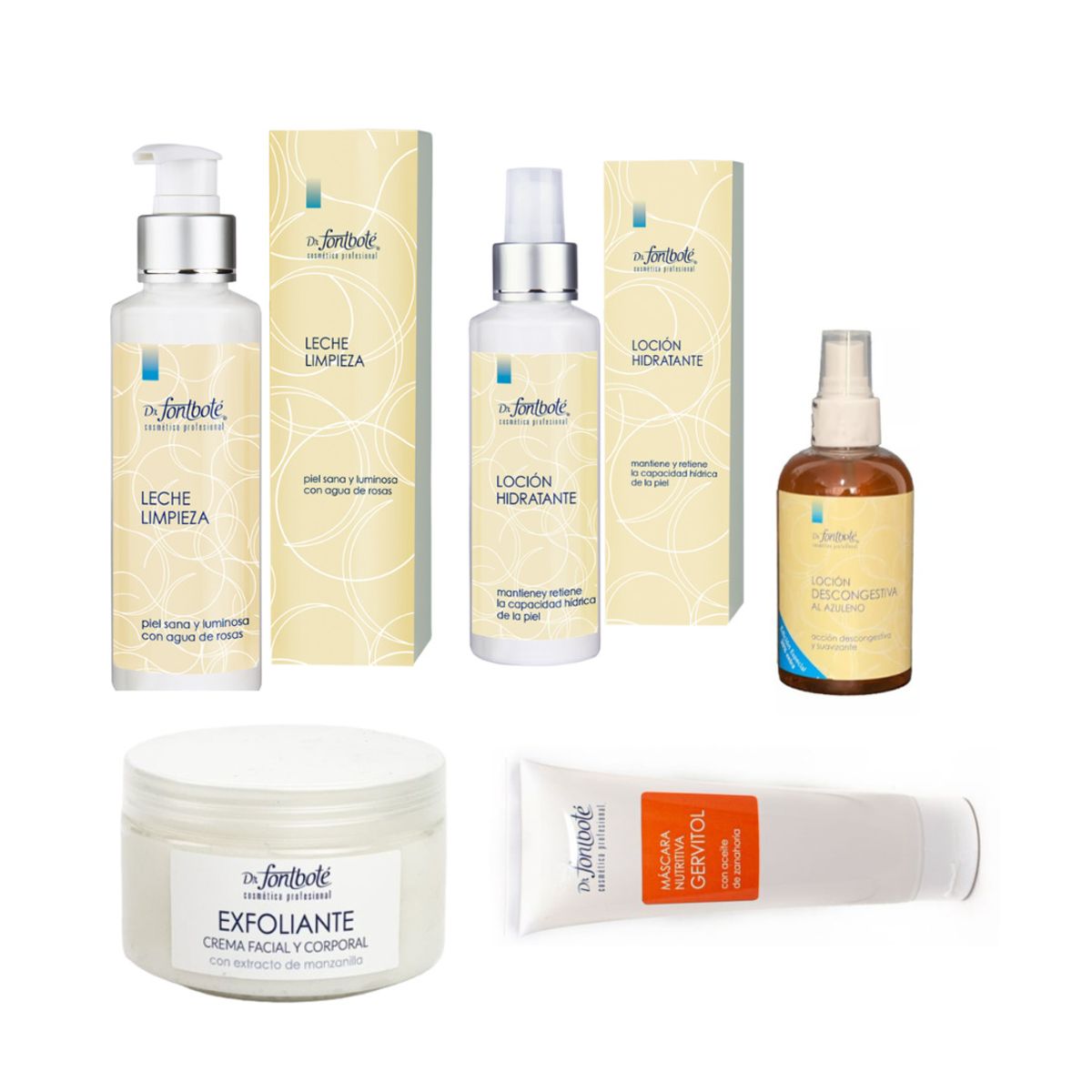 DR FONTBOTE - Kit Dr Fontbote Limpieza Facial + Hidratacion + Mascara DR FONTBOTE.-