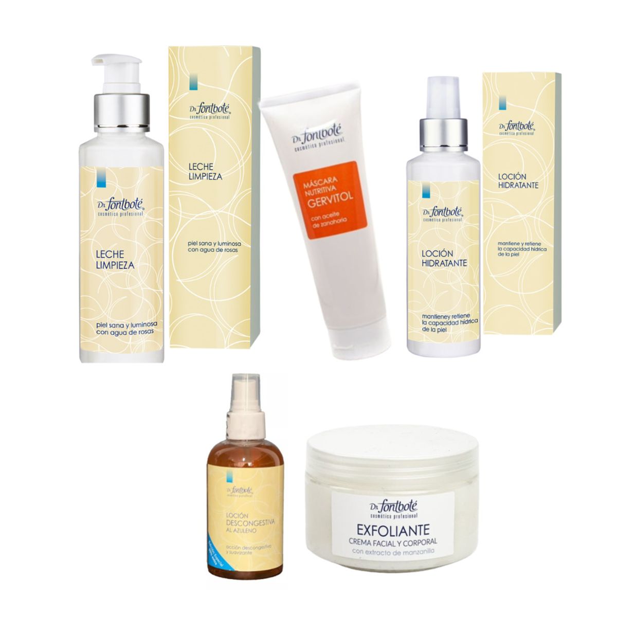 DR FONTBOTE - Kit Dr Fontbote Limpieza Facial + Hidratacion + Mascara DR FONTBOTE.-