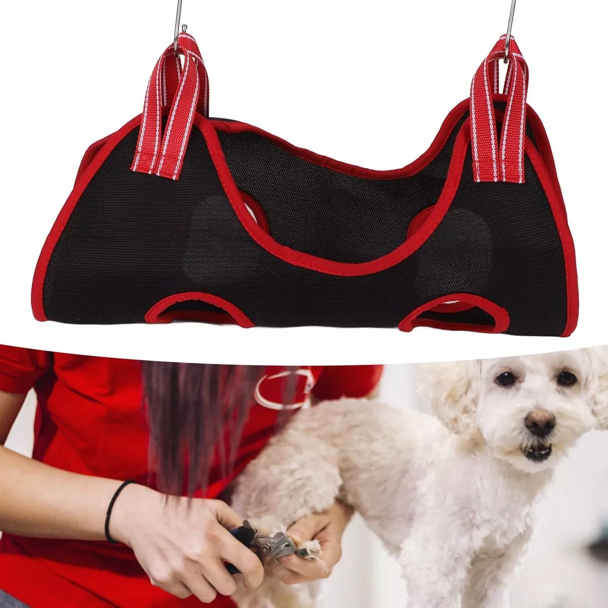 GENERICO - Bolsa De Sujeción Para Perros Hamaca Para Aseo Transpirable