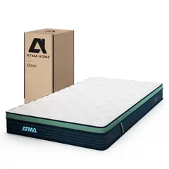 ATMA - Colchón De Resortes One 1 Plaza 90x190x20 En Caja