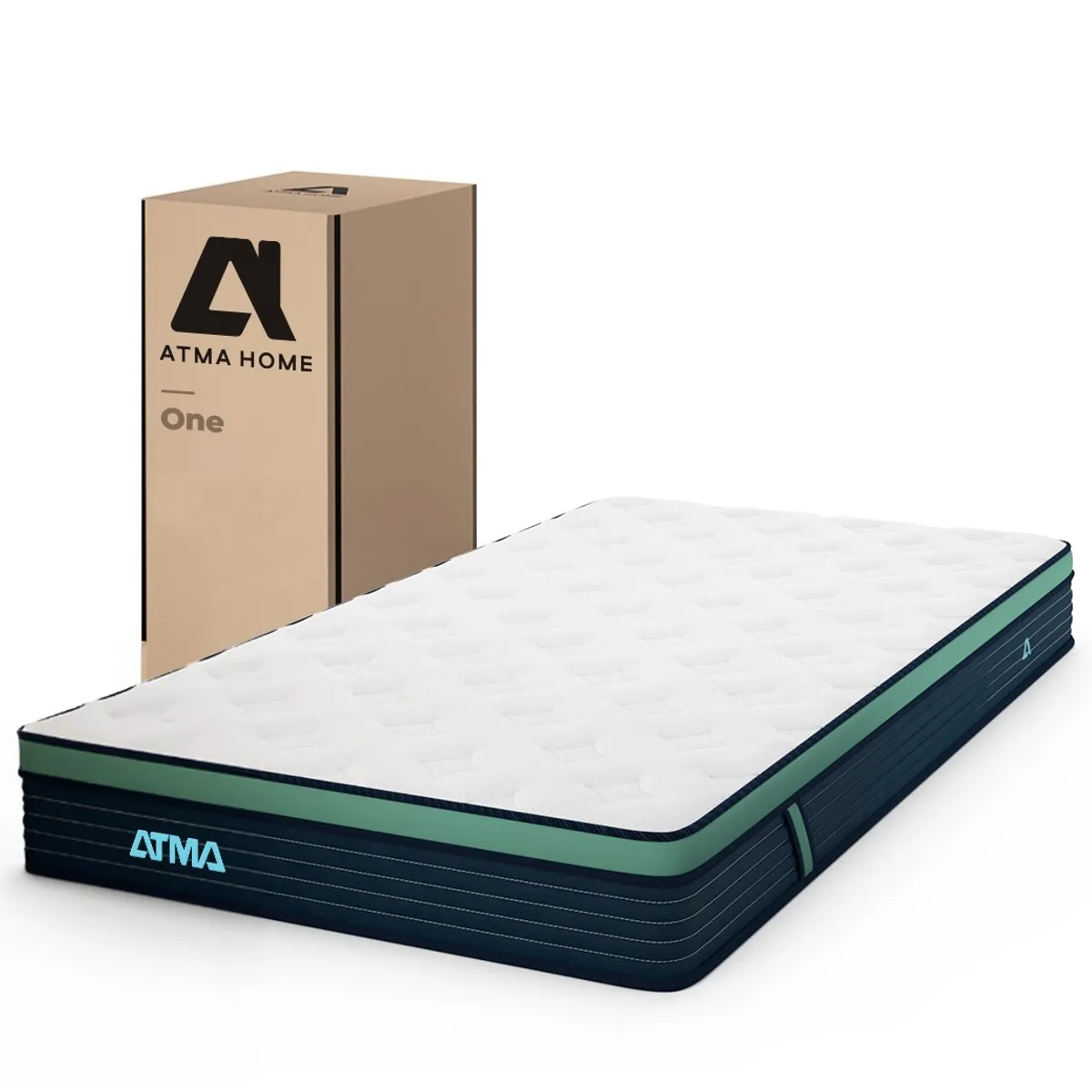 ATMA - Colchón De Resortes Atma One 1 Plaza 90x190x20 En Caja