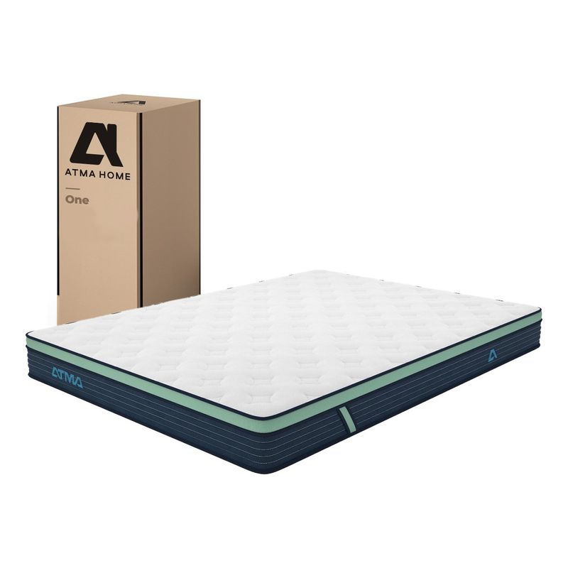ATMA - Colchón De Resortes Atma One 2 Plazas 150x190x20 En Caja