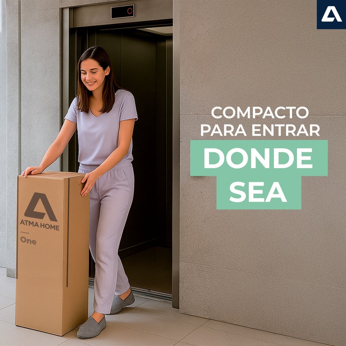 ATMA - Colchón De Resortes Atma One 2 Plazas 150x190x20 En Caja