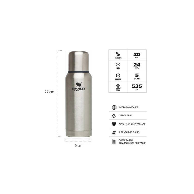 STANLEY - Termo Stanley Adventure 739 mL - Acero