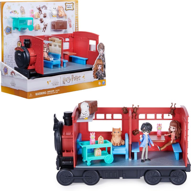 WIZARDING WORLD - Harry Potter Tren Expreso Hogwarts Set De 2 Figuras