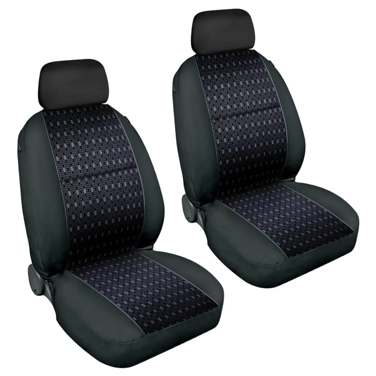 GENERICO - X2 Funda Cubre Asiento Delantero 3pcs 2 Asientos Kmt