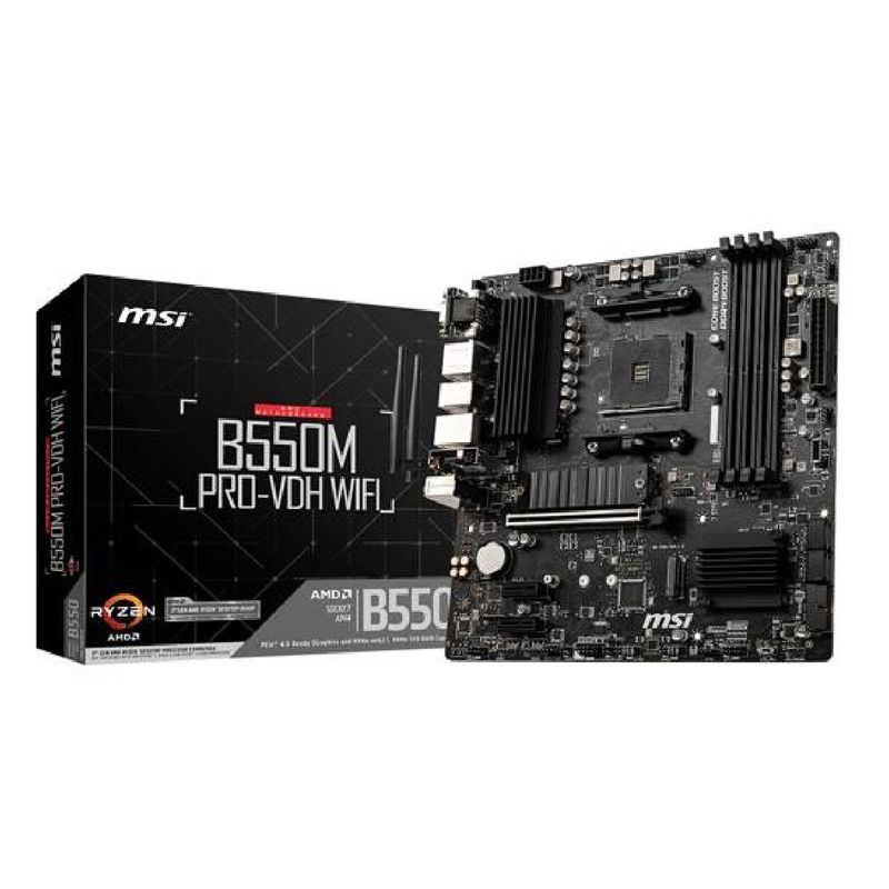 MSI - Placa Madre MSI B550M PRO-VDH WIFI