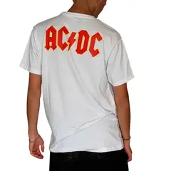 ROCK OFF OFFICIALLY LICENSED PRODUCTS - Polera original unisex de ACDC con diseño del clásico logo ACDC