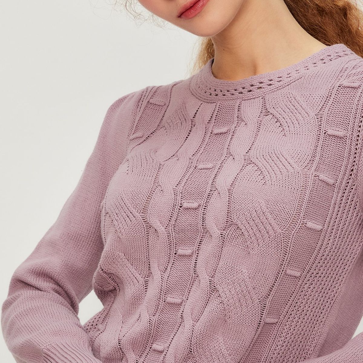 IO - Sweater Lila Medio Mujer Io