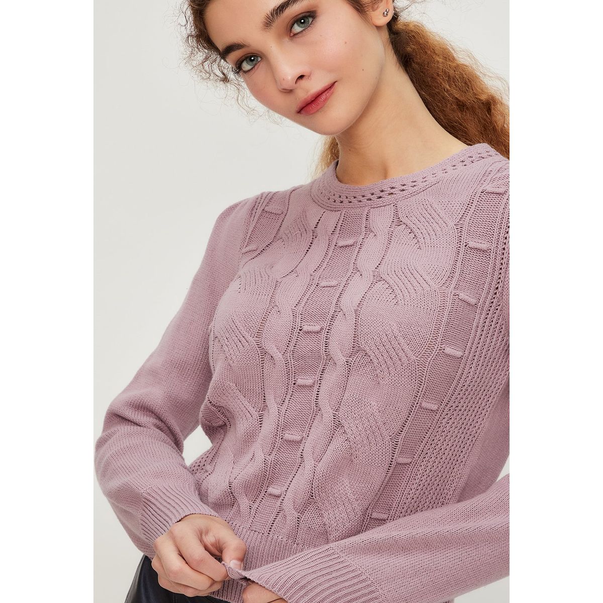 IO - Sweater Lila Medio Mujer Io