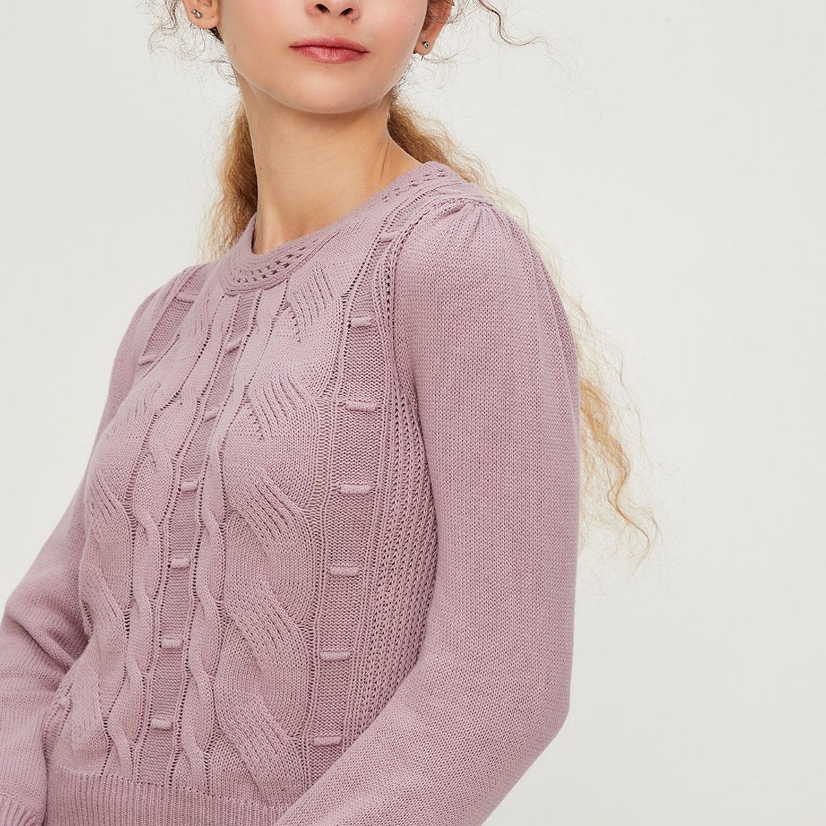 IO - Sweater Lila Medio Mujer Io