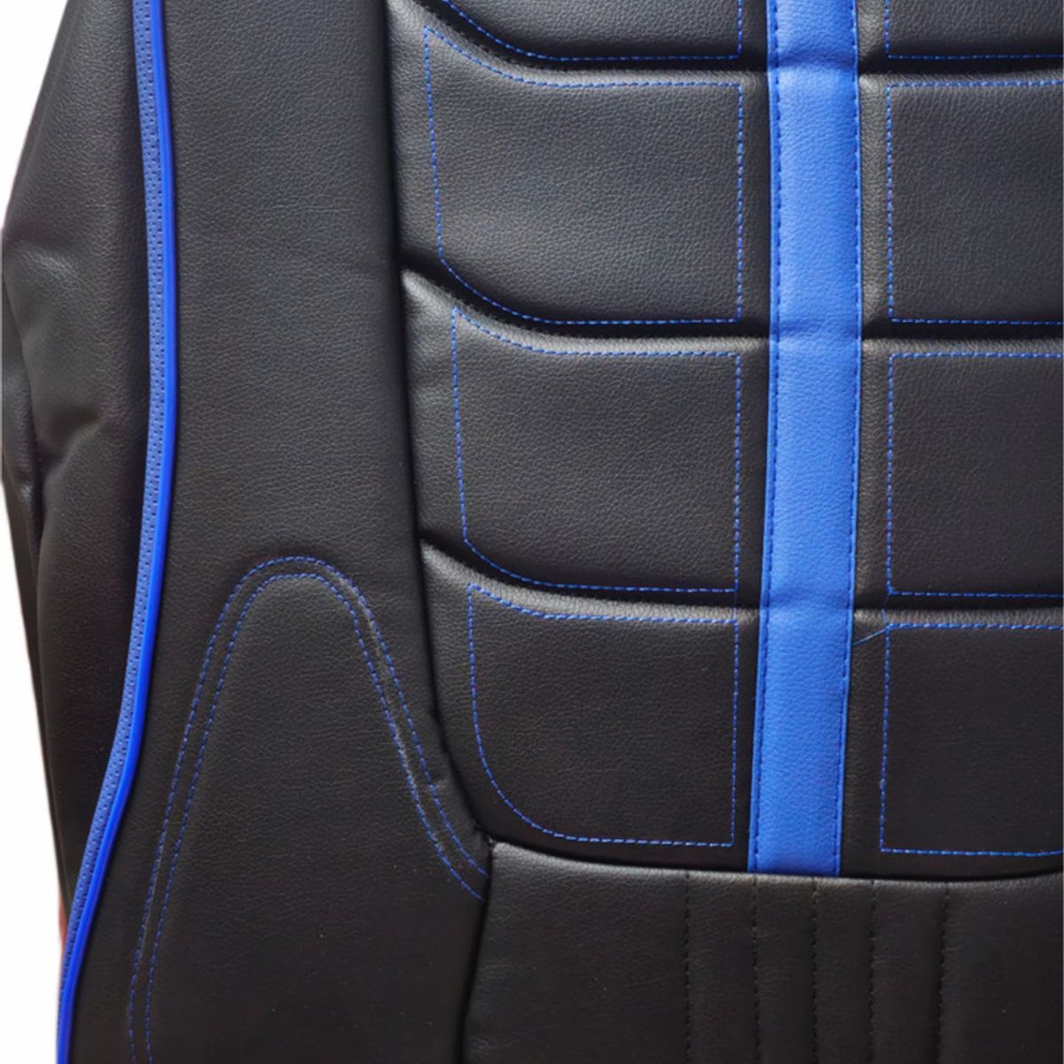 GENERICO - Set Cubre Asiento 11pcs 100% EcoCuero Acolchado Premium 011A