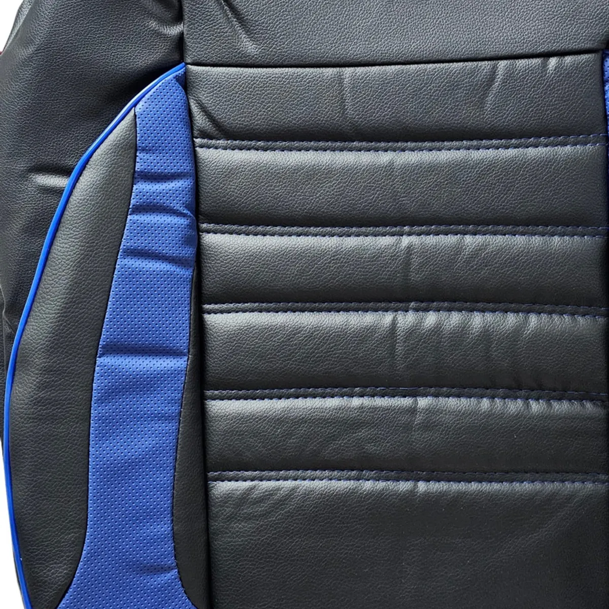 GENERICO - Set Cubre Asiento 11pcs 100% EcoCuero Acolchado Premium 703A