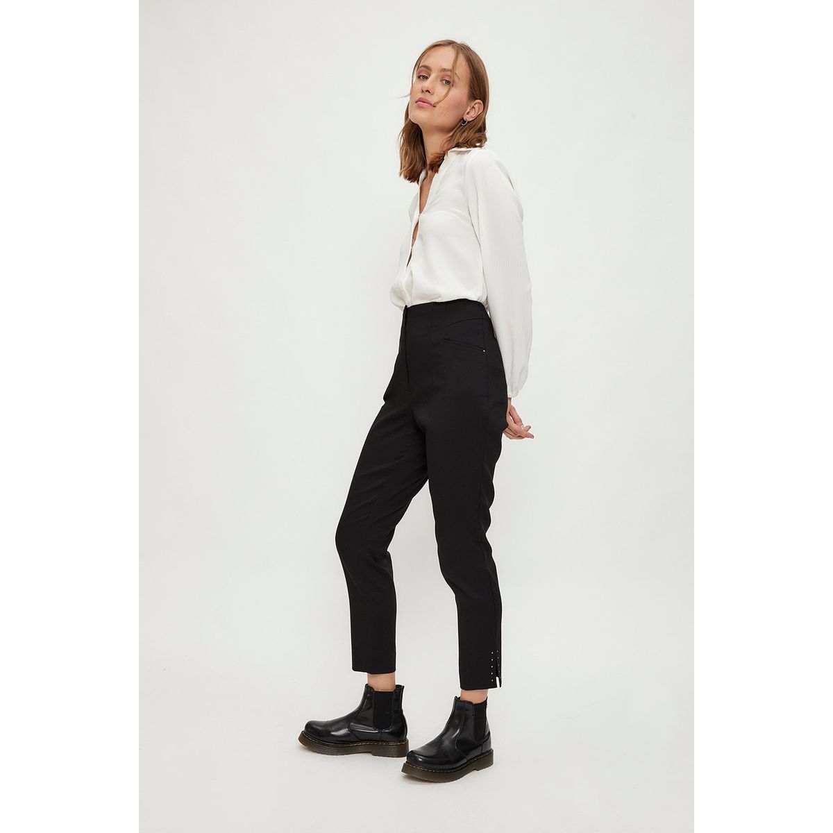 IO - Pantalon Negro Mujer Io