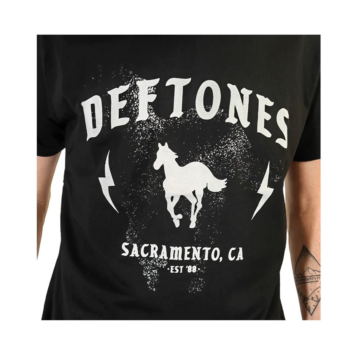 ROCK OFF OFFICIALLY LICENSED PRODUCTS - Polera original unisex de Deftones diseño White Pony
