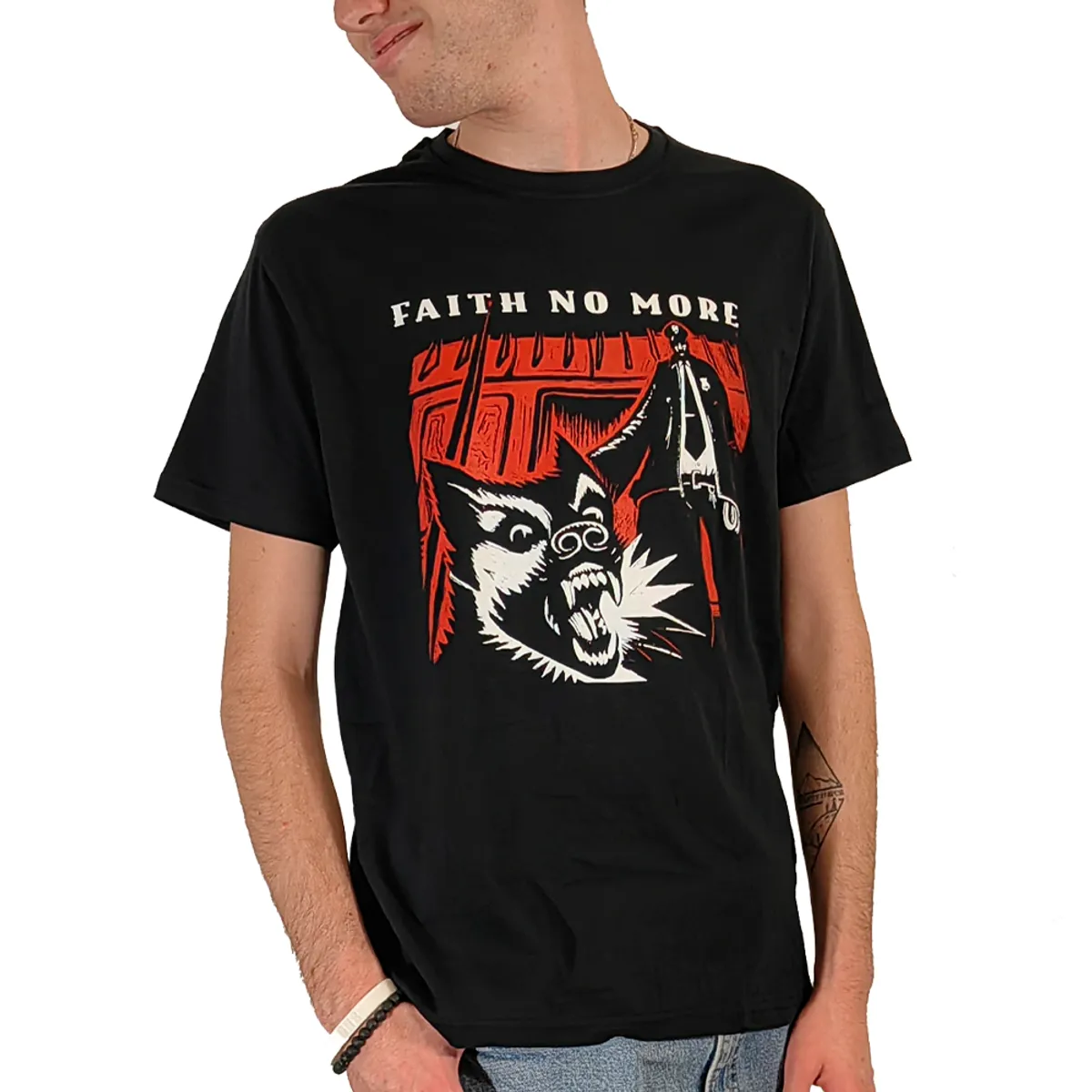 ROCK OFF OFFICIALLY LICENSED PRODUCTS - Polera original unisex Faith No More diseño King For A Day