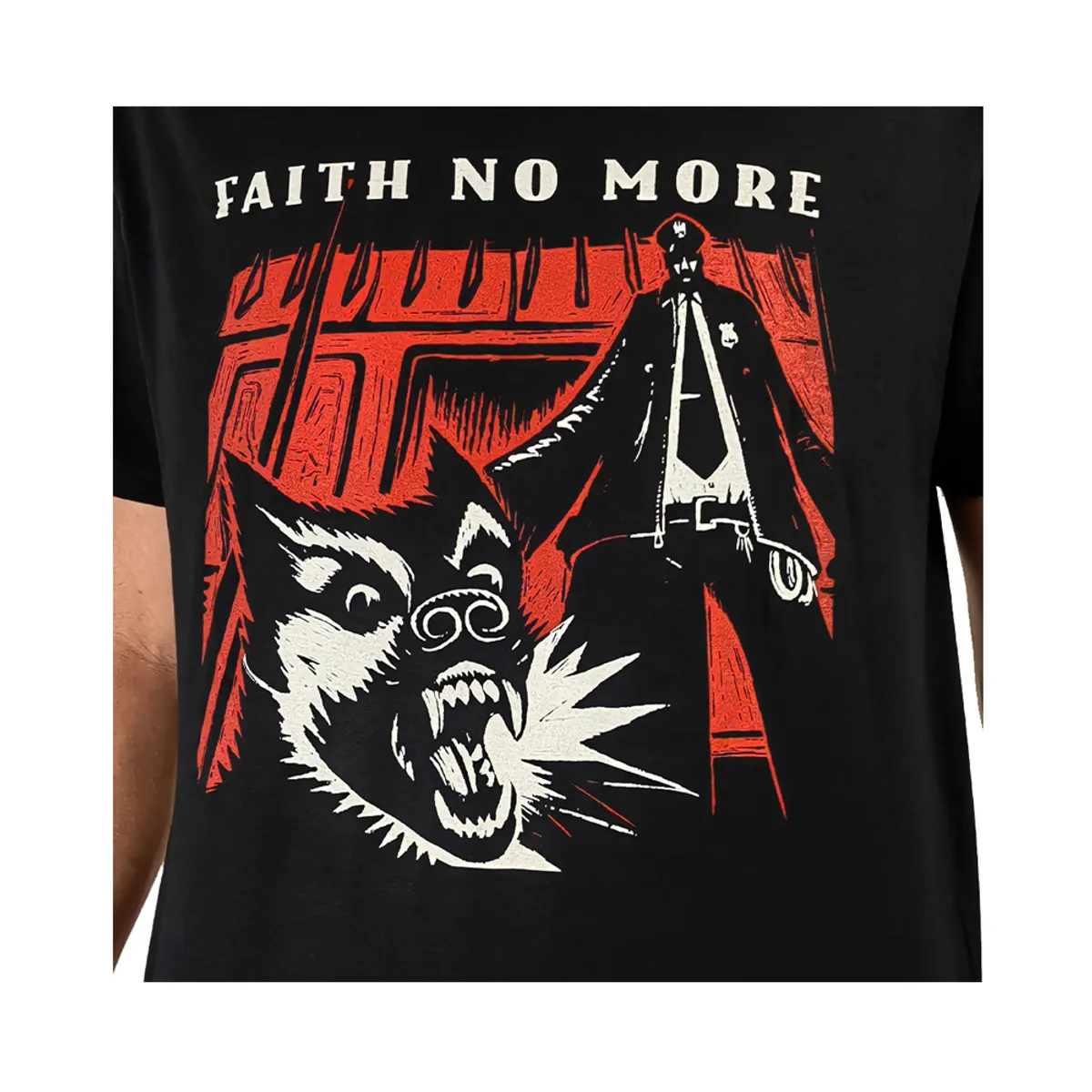 ROCK OFF OFFICIALLY LICENSED PRODUCTS - Polera original unisex Faith No More diseño King For A Day