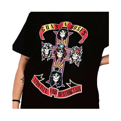 Imagen 2 del producto Polera original unisex de Guns N Roses diseño Appetite for Destruction
