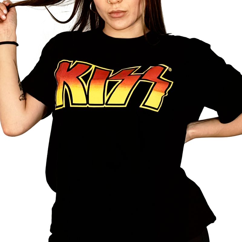 ROCK OFF OFFICIALLY LICENSED PRODUCTS - Polera original unisex de Kiss con diseño logo de la banda_.