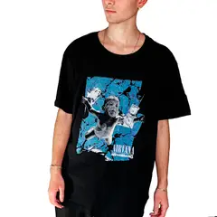 ROCK OFF OFFICIALLY LICENSED PRODUCTS - Polera original unisex de Nirvana diseño portada Nevermind