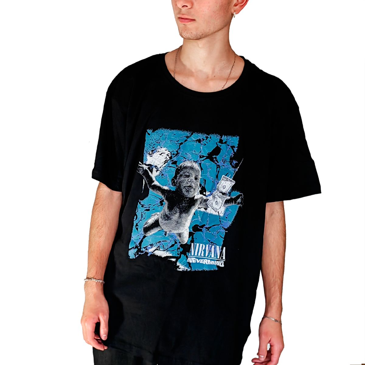 ROCK OFF OFFICIALLY LICENSED PRODUCTS - Polera original unisex de Nirvana diseño portada Nevermind