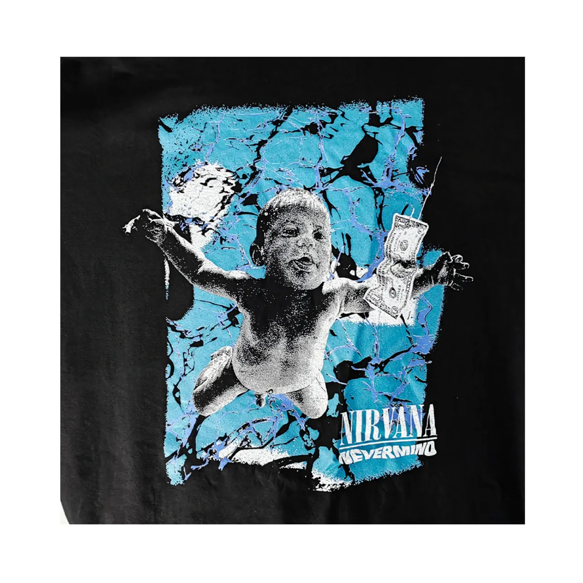 ROCK OFF OFFICIALLY LICENSED PRODUCTS - Polera original unisex de Nirvana diseño portada Nevermind