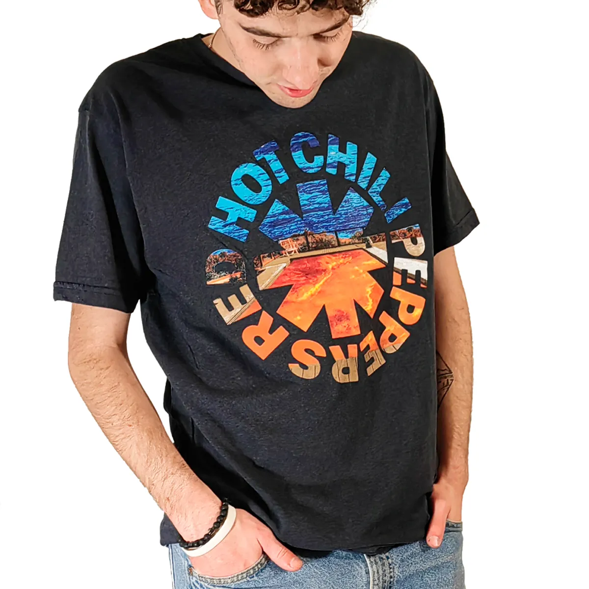 ROCK OFF OFFICIALLY LICENSED PRODUCTS - Polera original unisex de Red Hot Chili Peppers diseño Californication