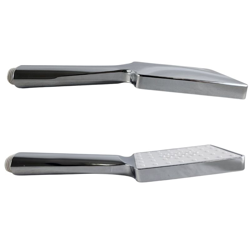GENERICO - Set Ducha Teléfono Rectangular Base Manguera 150 cm para Baño