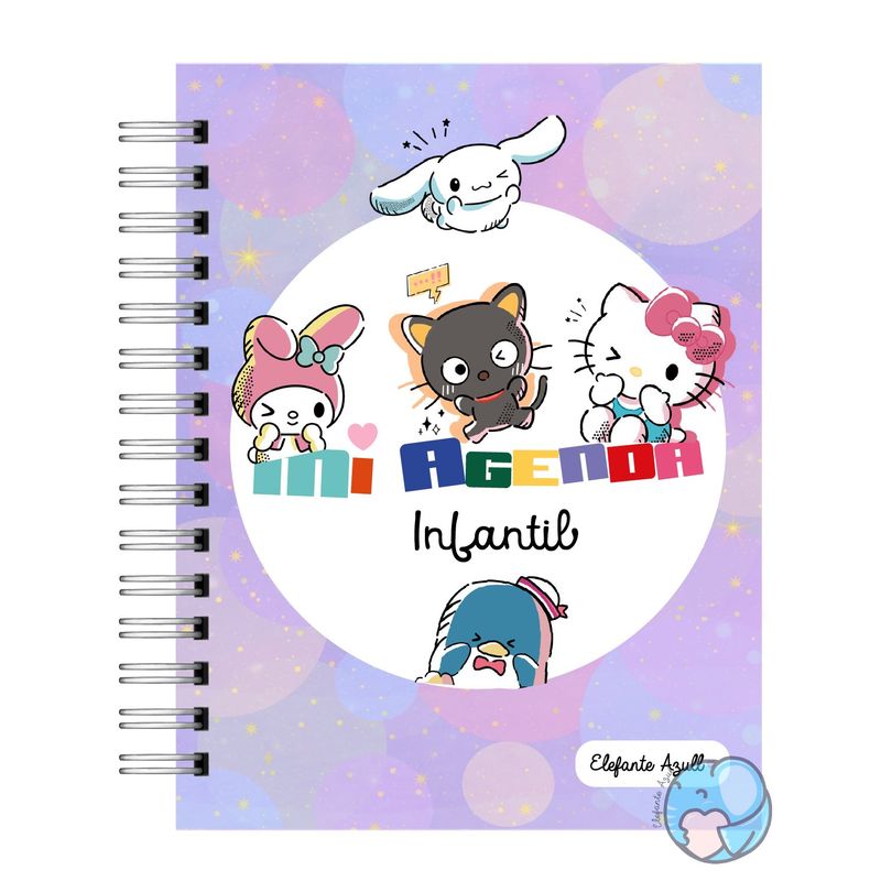 ELEFANTE AZULL - Agenda Infantil Sanrioox