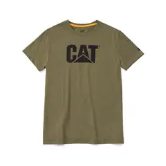 CAT - Polera Manga Corta Mujer Women'S Tm Logo Tee Verde