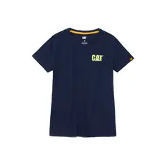 CAT - Polera Manga Corta Mujer Women'S Trademark Tee Azul