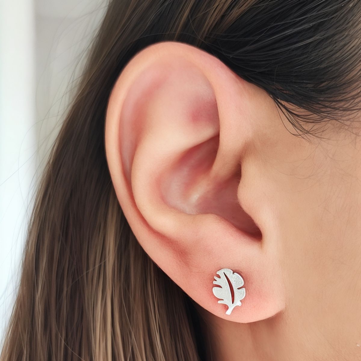 COGGIOLA - Aros Pluma Plata Fina 925