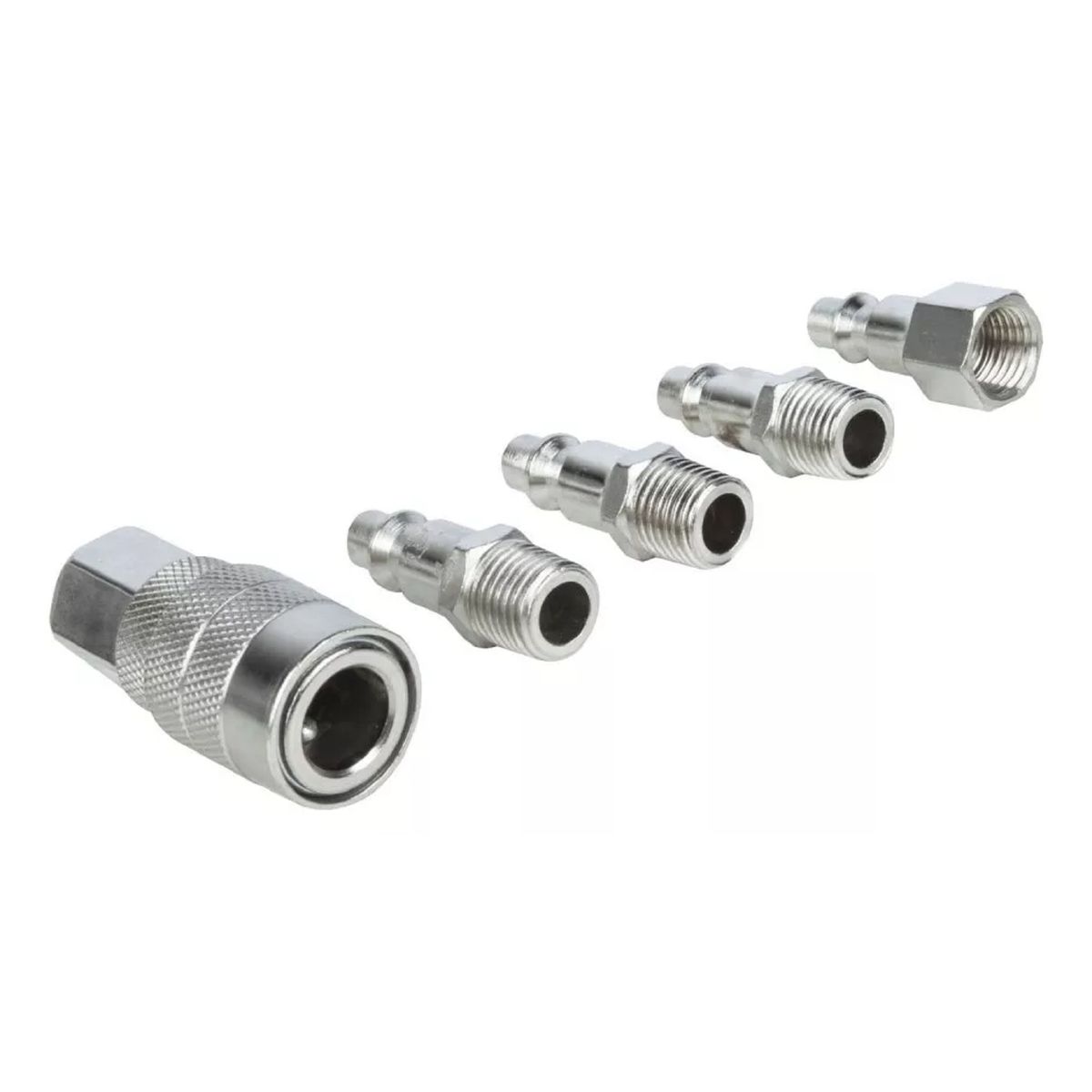 GENERICO - Set Acoples Rápidos Para Aire De 14 Npt 5 Piezas - Muzi