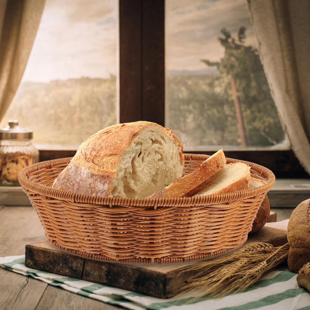 GENERICO - panera de 25x7cm beige