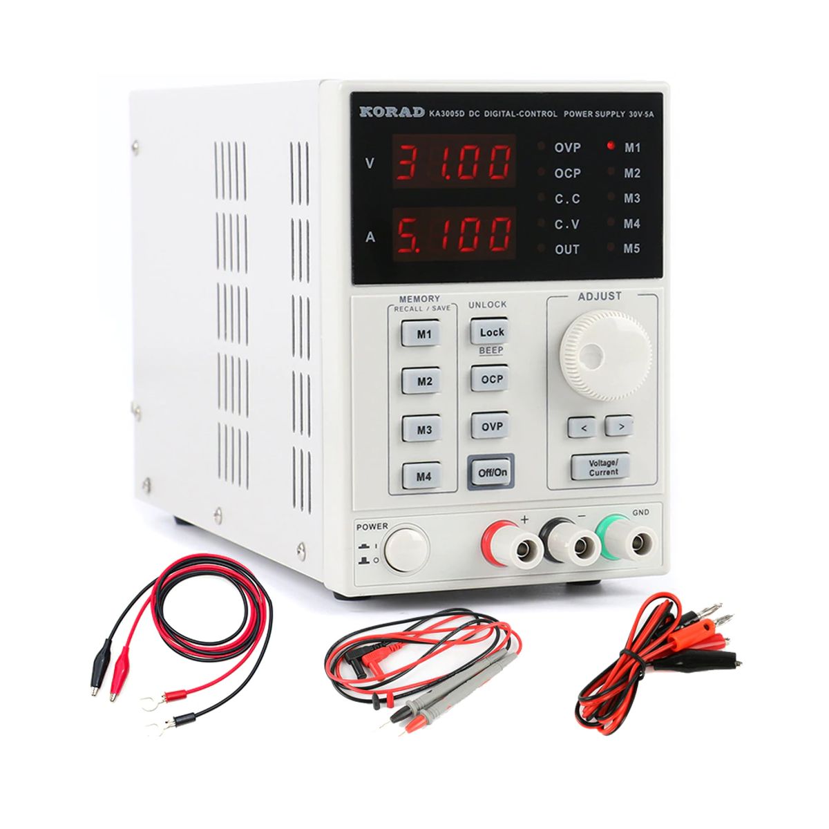 GENERICO - Fuente de poder regulable Korad KA3005D 30V 5A